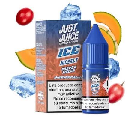 SALES DE NICOTINA GRAPE MELON ICE JUST JUICE 11 MG