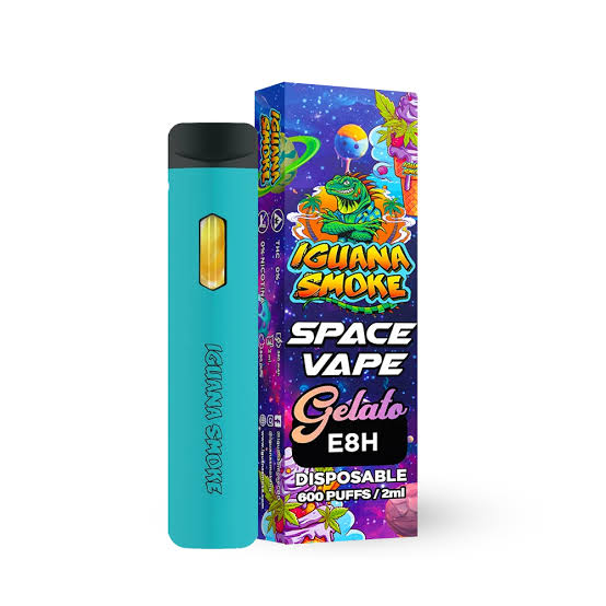 IGUANA SMOKE SPACE VAPE GELATO E8H 600 PUFF