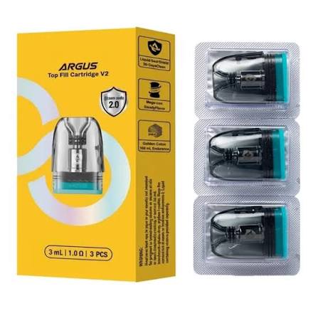 [99668806] VOOPOO ARGUS TOP FILL V2 REPLACEMENT POD 0.7 OHM PACK 3